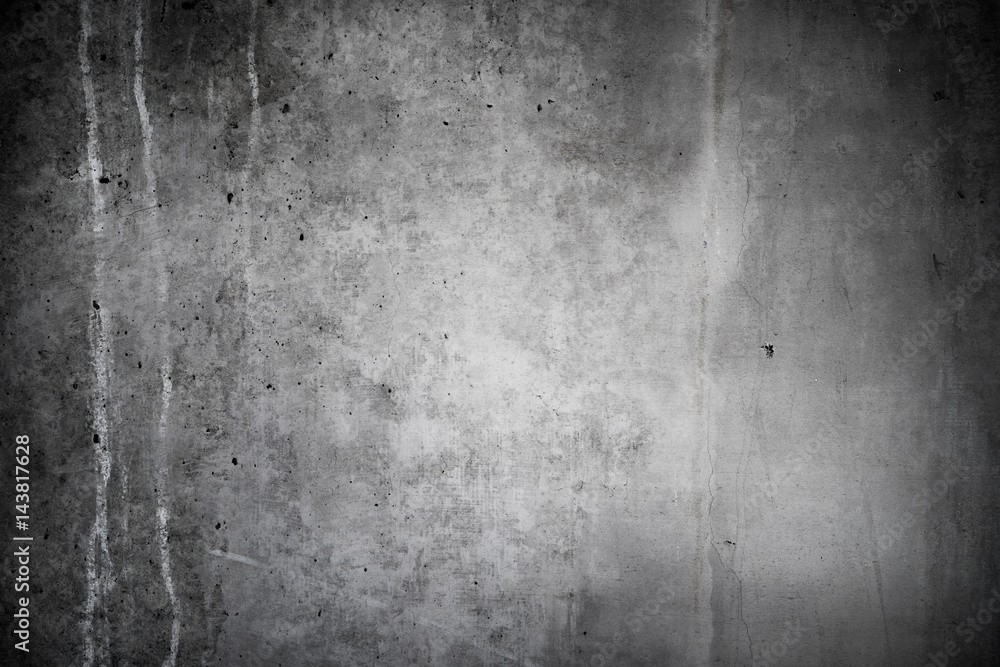 Fototapeta premium Alte, graue Mauer aus Beton als Hintergrund