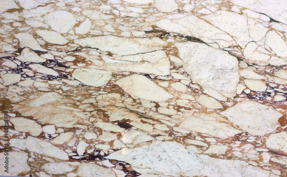Fototapeta premium Gold and white patterned structure of dark gray marble texture for design