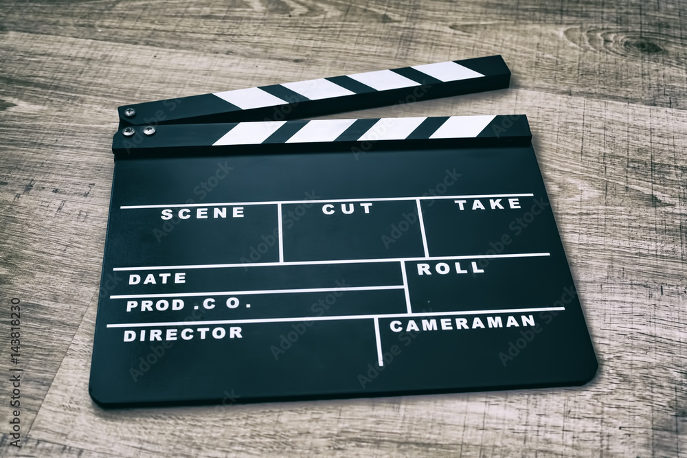 Obraz premium Sinema Klaketi