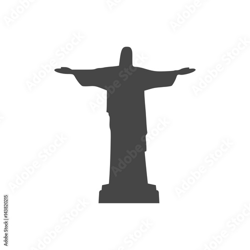 Jesus Christ Monument In Brazil - Illustration