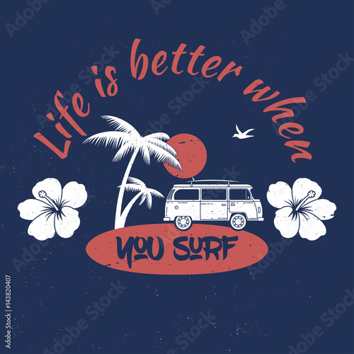 Surf club concept.