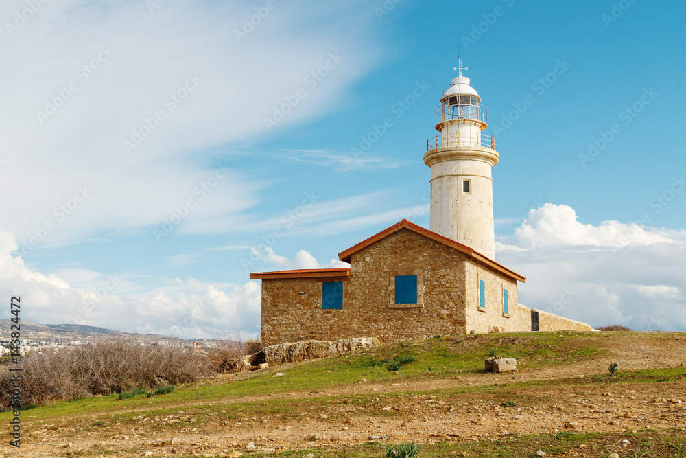 Old lighthouse in Paphos, Cyprus