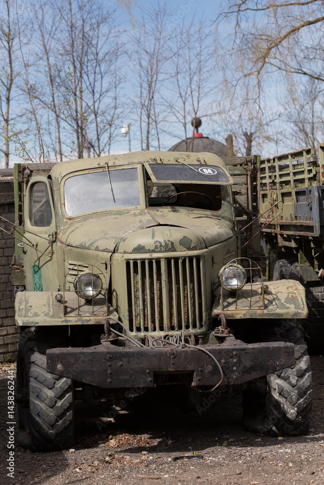 Old soviet truck