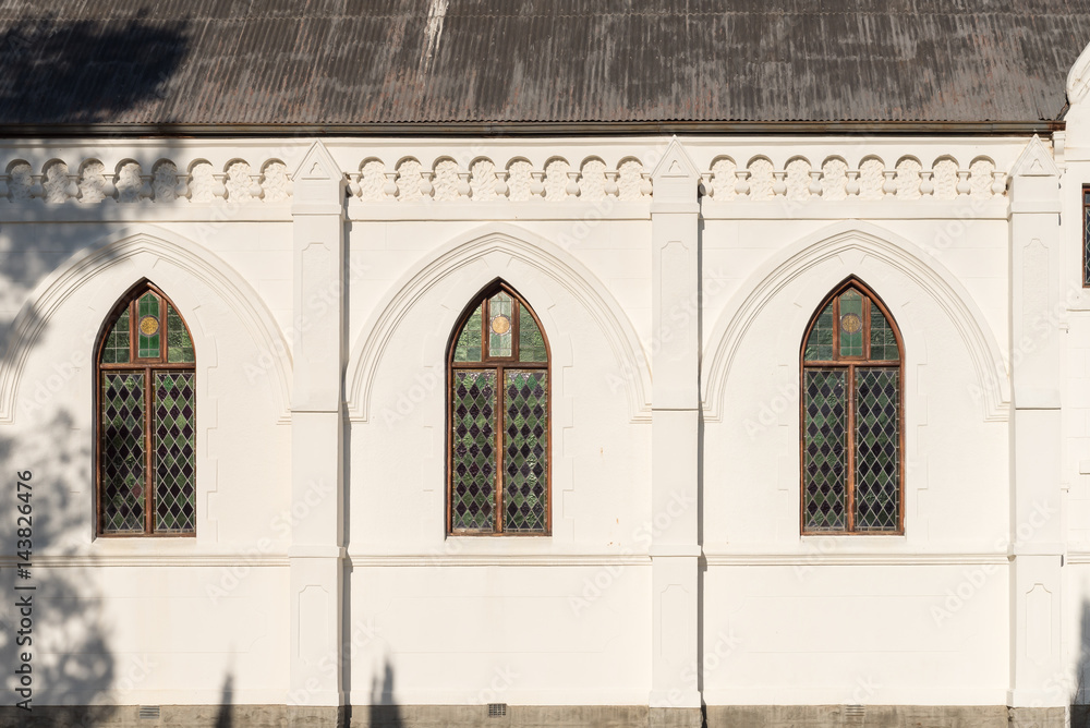 Windows of the Dutch Reformed Church in Nieu-Bethesd