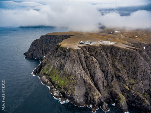 North Cape (Nordkapp) aerial photography,