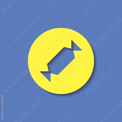 Vector candy icon. Food icon. Eps10