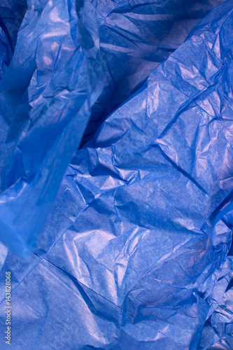 Wallpaper Mural This is a closeup photograph of Blue Tissue paper Torontodigital.ca