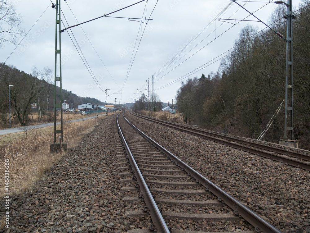 the railroad to Gothenburg