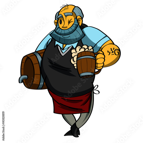 Vector illustration of a man