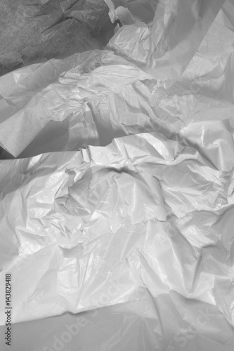 This is a closeup photograph of White Tissue paper