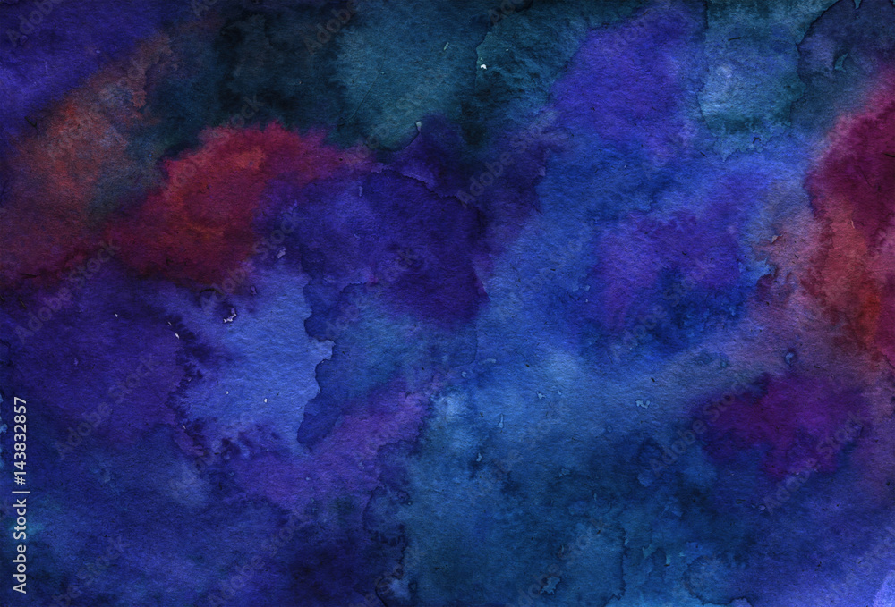 Watercor background Space, nebula, night Star sky For posters, banners, web design Watercor background Space, nebula, night Star sky For posters, banners, web design