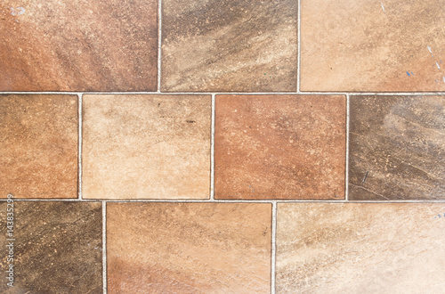 Orange tiled wall Texture