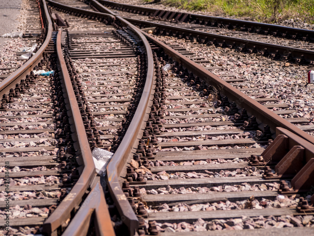 Fototapeta premium Schienenstrang