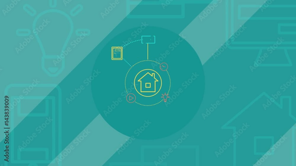 Internet Of Things and Smart Home Concept. 4K