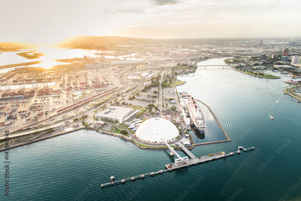 Fototapeta premium Port w Los Angeles