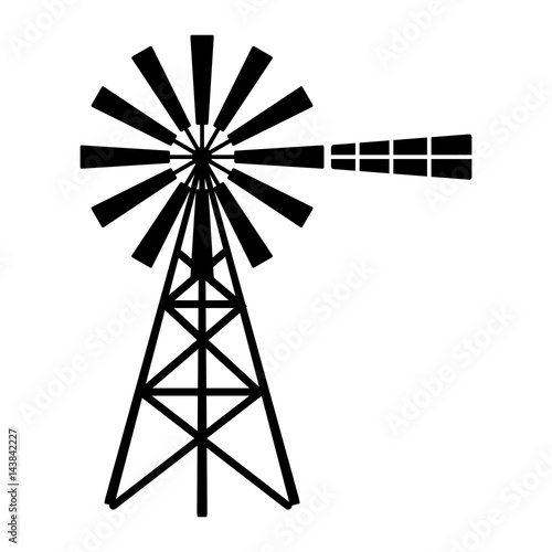 windmill logo vector.