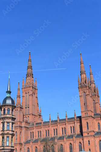 Neues Rathaus und Marktkirche (Wiesbaden)