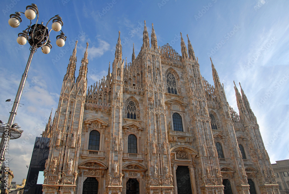 Italy, the Milan cathedral, known as Dome