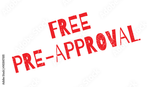Free Pre-Approval rubber stamp. Grunge design with dust scratches. Effects can be easily removed for a clean, crisp look. Color is easily changed.