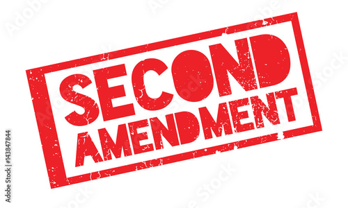 Second Amendment rubber stamp. Grunge design with dust scratches. Effects can be easily removed for a clean, crisp look. Color is easily changed.