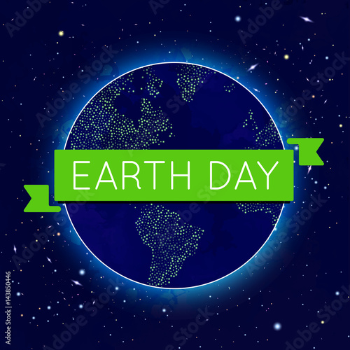 Vector Earth Day, Eco Day Illustration