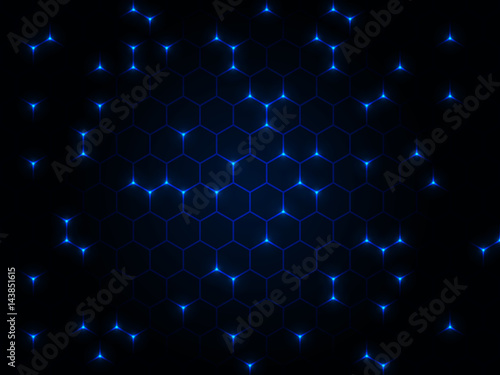 Cyber security Concept  on Abtract Technology background. Vector illustration