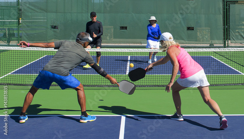 Pickleball Action - Mixed Doubles photo
