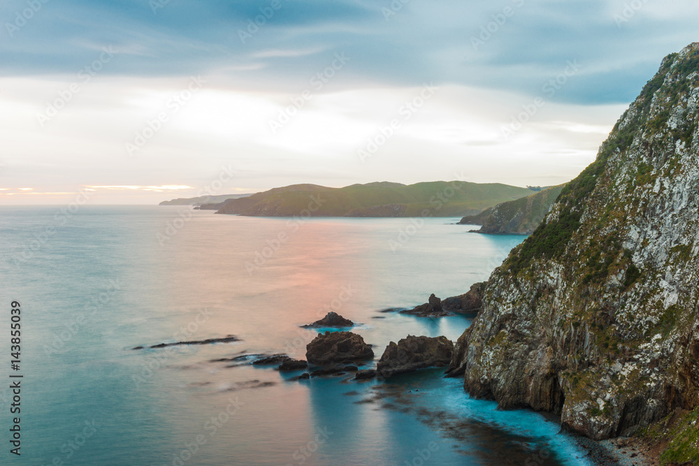 Nugget Point in Southern New Zealand