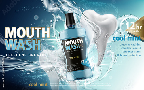 mouthwash product ad