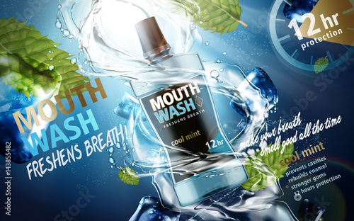 mouthwash product ad