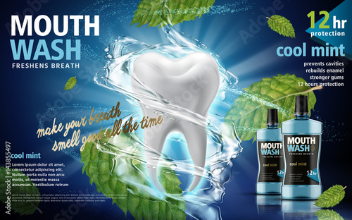 mouthwash product ad