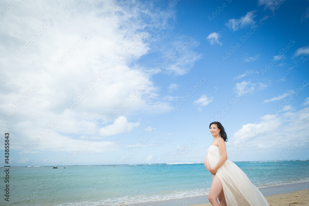 幸せな妊婦さん