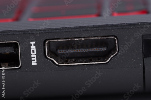 Sockets HDMI port of laptop