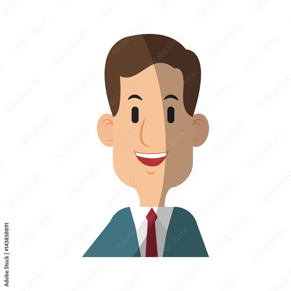 businessman cartoon icon over white background. colorful design. vector illustration businessman cartoon icon over white background. colorful design. vector illustration