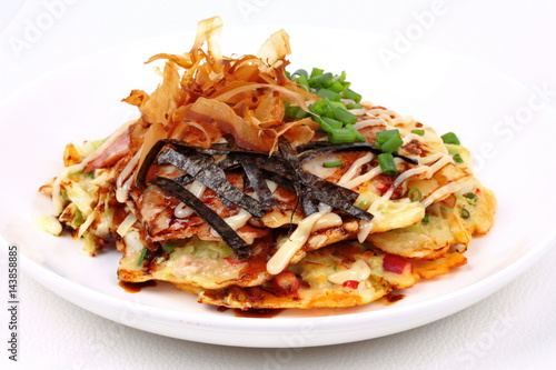 Okonomiyaki (Japanese Cabbage Pancake) Recipe.