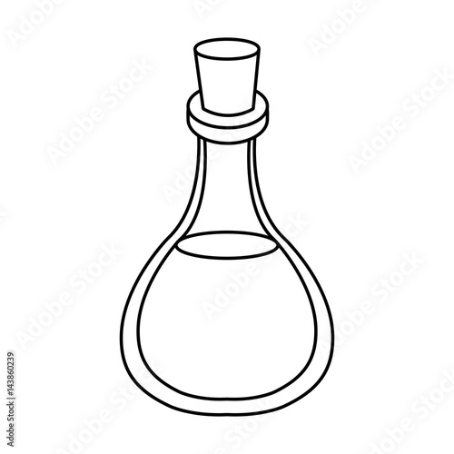 olive oil bottle icon over white background. vector illustration