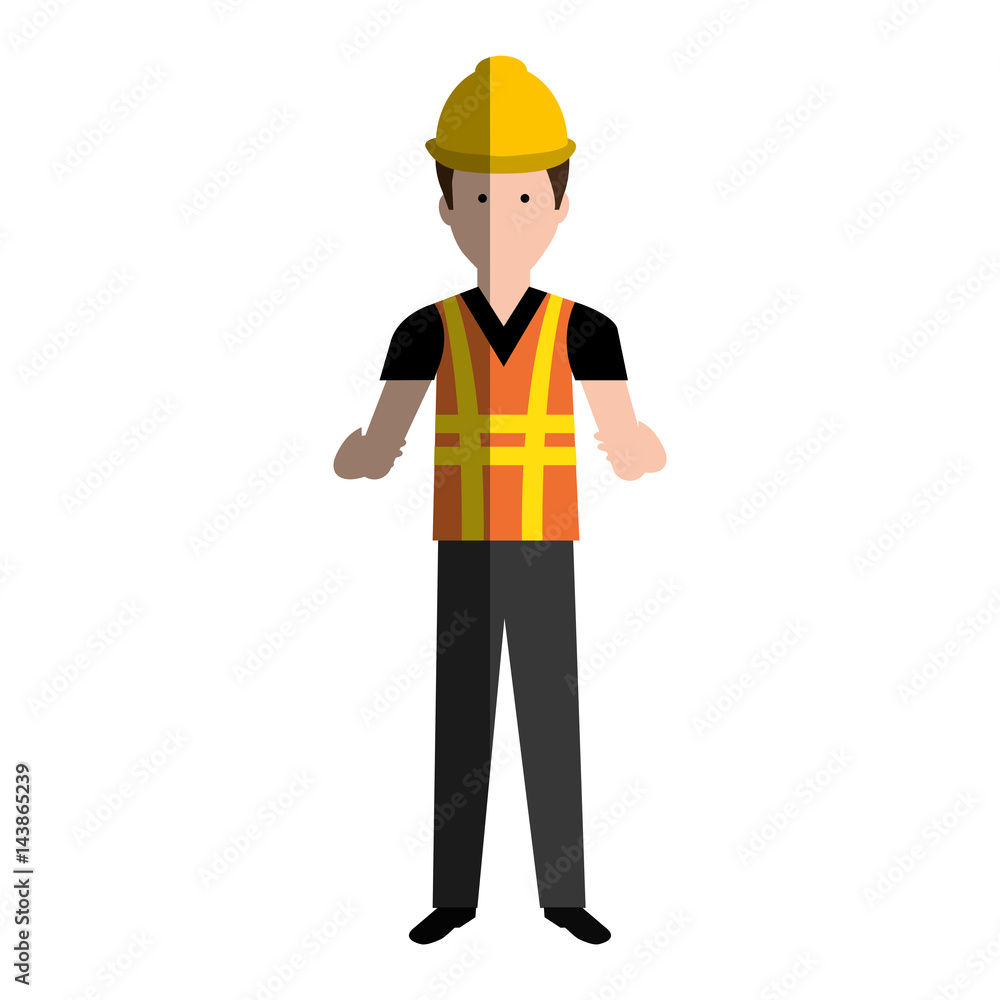 construction worker avatar character construction worker avatar character