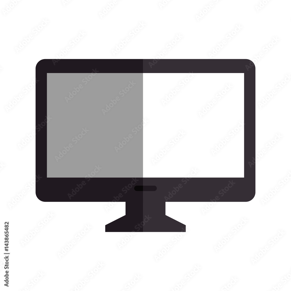 computer desktop with template icon computer desktop with template icon
