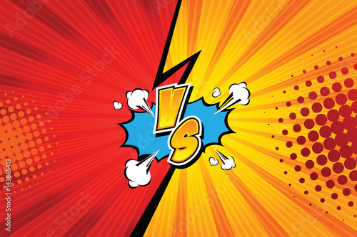 Fight backgrounds comics style design. Vector illustration.