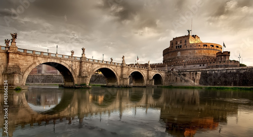 Bridge and mausoleum