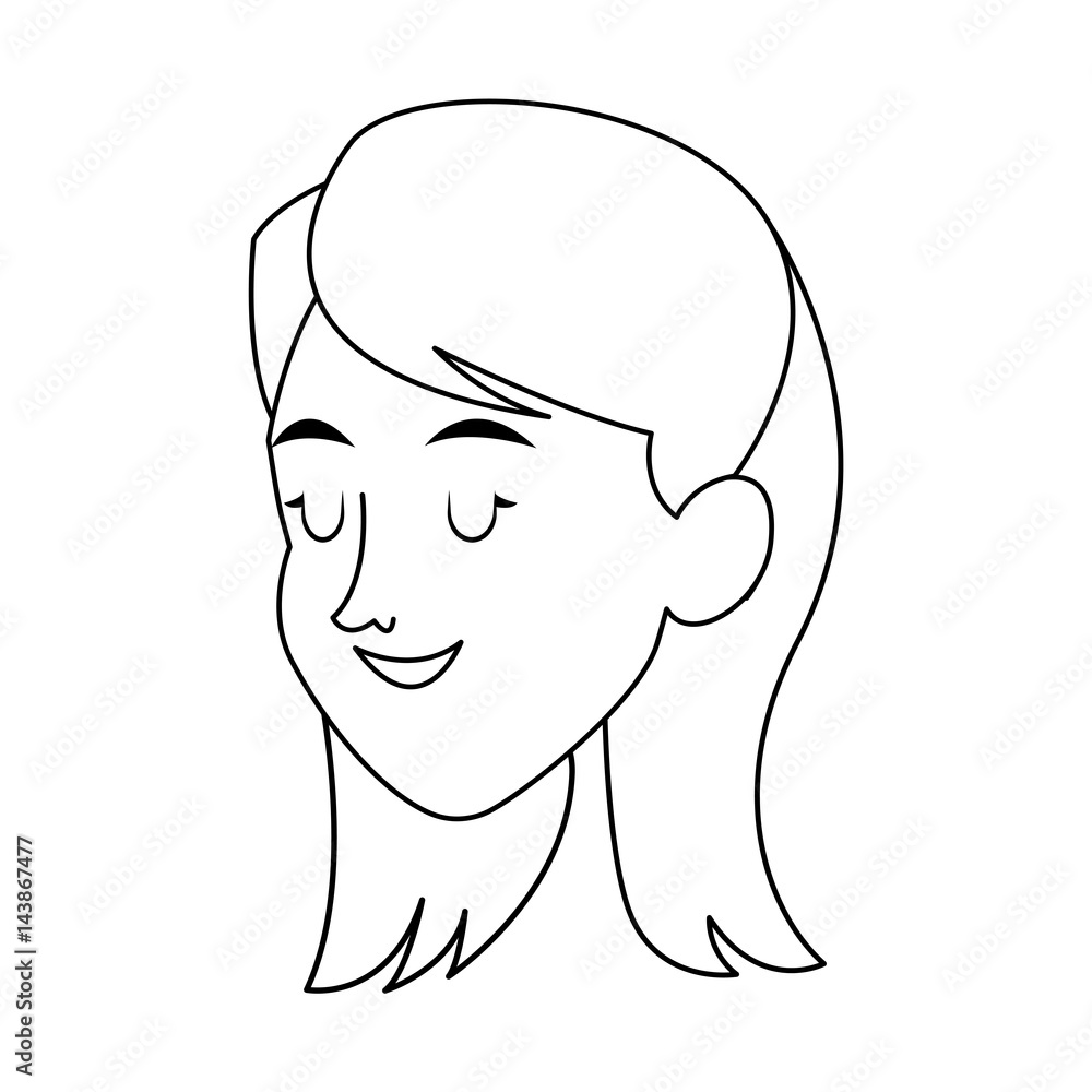 woman cartoon icon over white background. vector illustration woman cartoon icon over white background. vector illustration