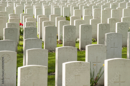 Thousands of graves in Ypres