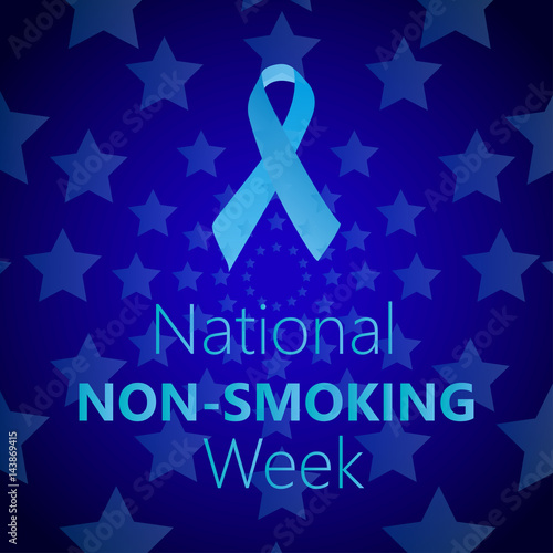 Dark blue ribbon support persons with colon cancer