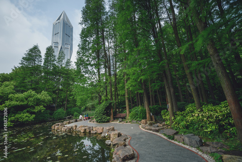Photography People's Park in Shanghai, China