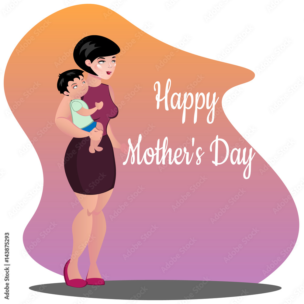 Mother with baby. Mother with baby.