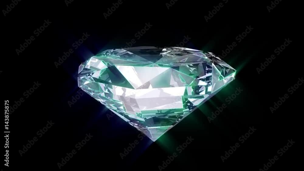 Diamond. Gem jewelry rotating Diamond. Gem jewelry rotating