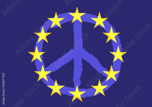 Europe - Paix - Drapeau - union européenne - symbole - logo