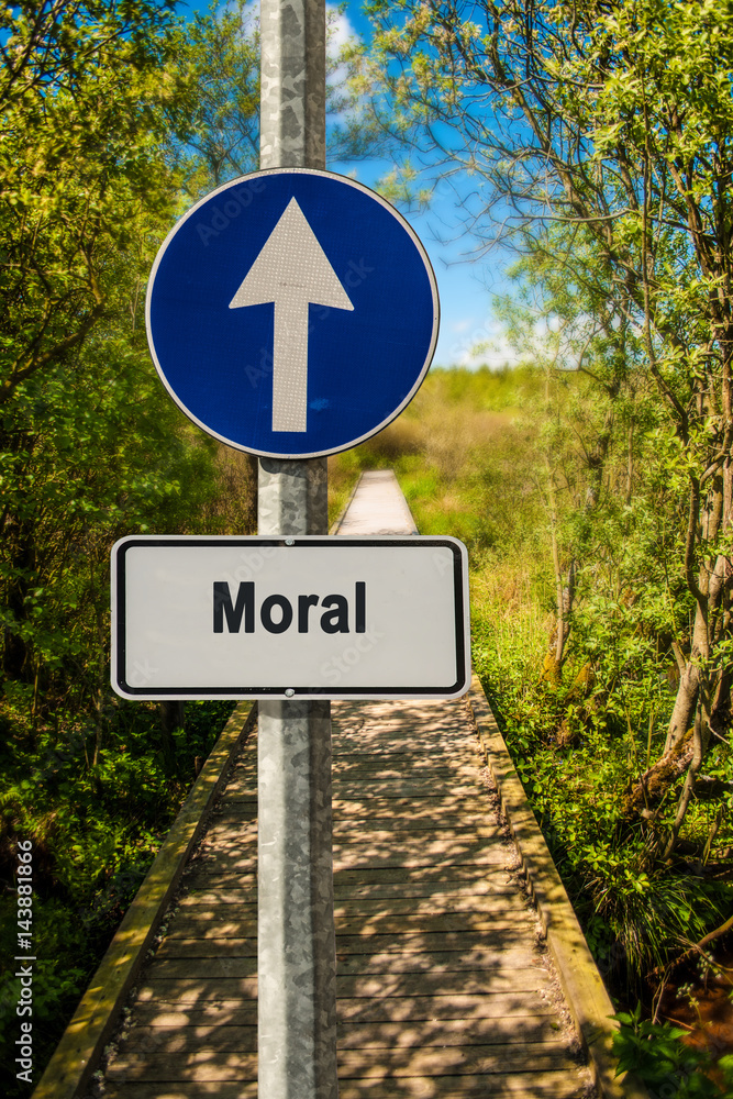 Schild 239 - Moral