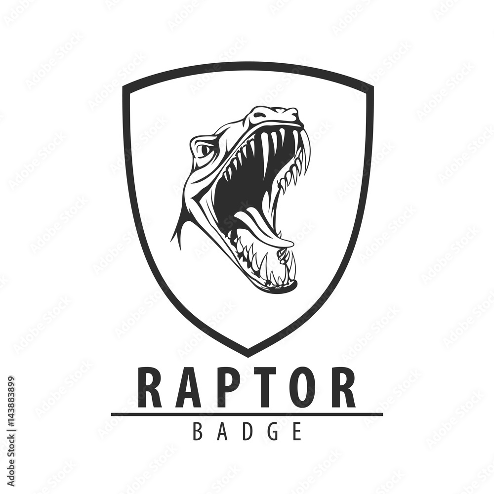 Logo with predator