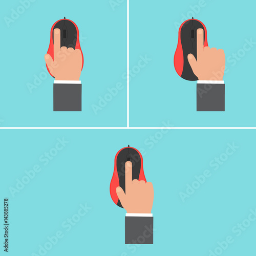 Computer mouse vector